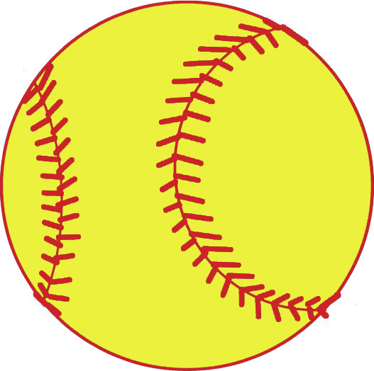 yellow softball clipart - photo #4